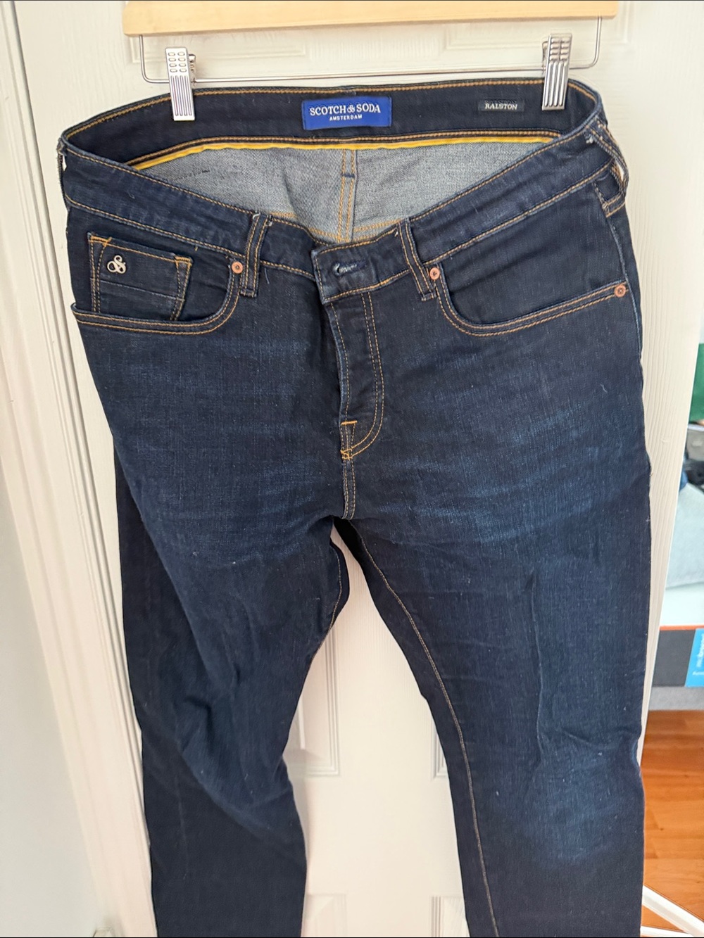 Scotch & Soda Men's Indigo Slim Straight Jeans Ralston